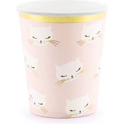 Party Deco Парти Чаши - Коте - (1 пакет / 6 бр. )