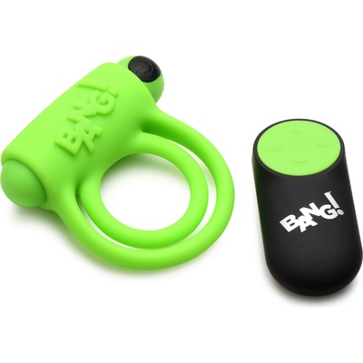 Bang! 28X Glow-in-the-Dark Cock Ring with Remote