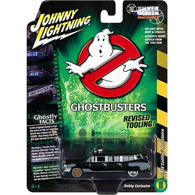 Johnny Lightning Cadillac Ambulance černá 1959 Ghostbusters 1:64