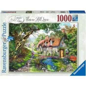 Image 1 of Ravensburger Puzzle Ravensburger Flower Hill Lane 1000pc (10216777)