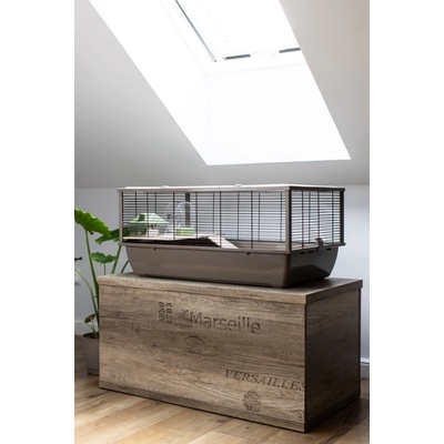 Inter Zoo Bob Wood Japandi klec pro hlodavce 78 x 36 x 48 cm