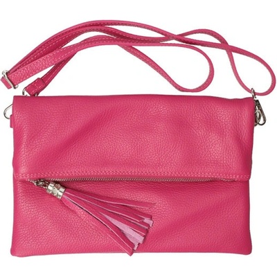 Mondo Italia kožená kabelka 668 fuchsia