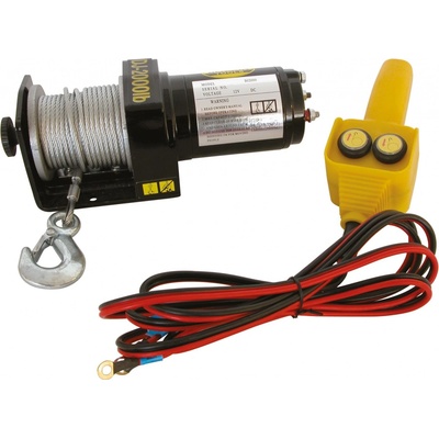 Carpoint Elektrický 12V naviják 1000 kg, 15 metrů lano - Benson Tools