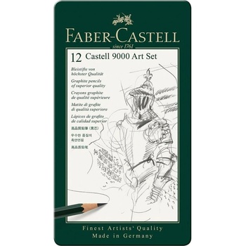 Faber-Castell Молив Castell 9000, чернографитен, комплект за (1015100161)