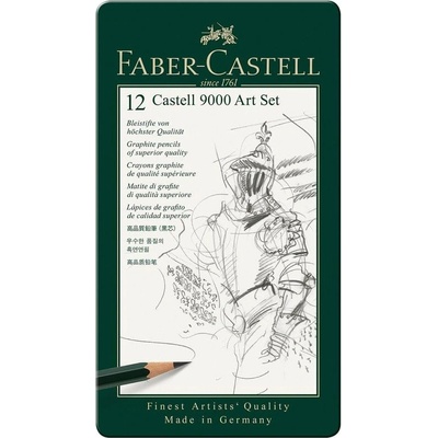 Faber-Castell Молив Castell 9000, чернографитен, комплект за (1015100161)