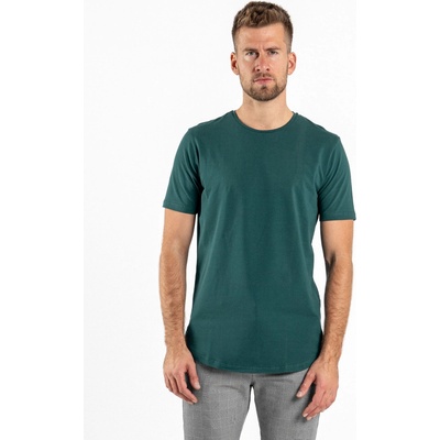 TallGuys Pánské prodloužené tričko óčko Smaragd green Slim