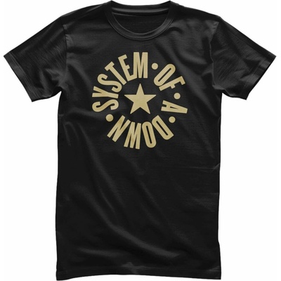 System of a Down Circle Star Logo Black