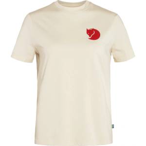 Fjällräven Дамска тениска Fjällräven Women's Fox Boxy Logo Tee T-shirt - Chalk White - размер XXS (116-9069-0111)