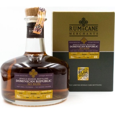 Rum & Cane Dominican republic XO 46% 0,7 l (holá láhev)
