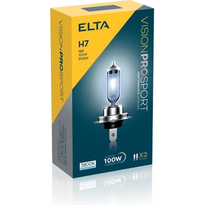 elta H7 12V 100W Vision PRO SPORT BOX 2ks (1556)