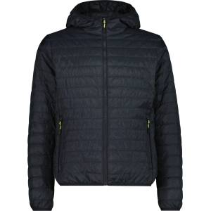 CMP Мъжко синтетично яке CMP Padded Jacket Fix Hood Synthetic jacket - Antracite / Mela - размер 58 (EU) (004-7246-0117)