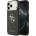 GUESS PU Leather 4G Metal Logo Gold Frame Задний Чехол за iPhone 17 Pro Max Black Guess | Cheren | МЪЖЕ | UNI
