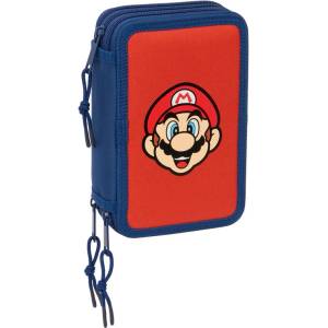 Super Mario Ученически несесер Super Mario Mamma Mia с пособия, 37 части