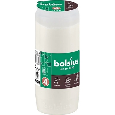 Náplň do hřbitovní lampy 220g d6x14cm olejová náplň bílá – Zboží Dáma