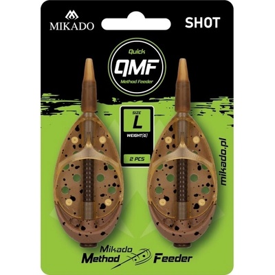 MIKADO - Krmítko Method Feeder Shot QMF System veľ. L 30 g 2 ks