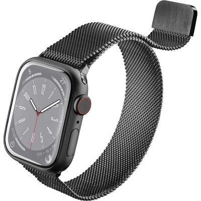 Cellularline Каишка Cellularline - Steel, Apple Watch, 38/40/41 mm, черна (STEELAPPWATCH3840K)