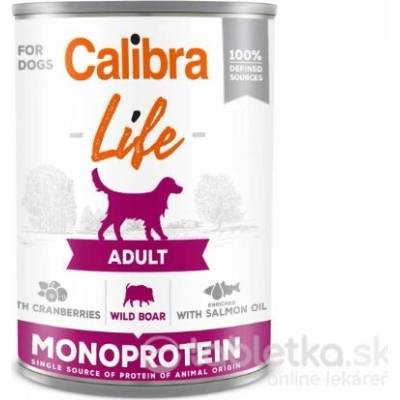 Calibra Dog Life Adult Wild Boar with Cranbberies 6 x 400 g
