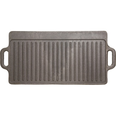 KitchenCraft Grilovacia panvica rebrovaná liatina KCCIGRID 45 x 23 cm