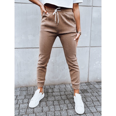 Dstreet LUNASLEEP dámské tepláky camel UY1650