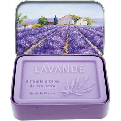Esprit Provence Tuhé mydlo v plechovke Levanduľa a chatka v poliach 120 g