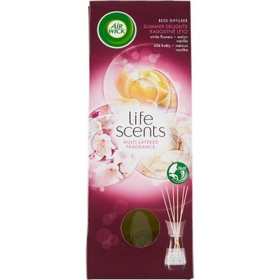Air Wick vonné tyčinky Life Scents melón vanilka a biele kvety 30 ml