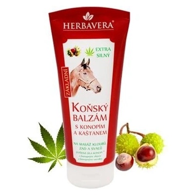 Herbavera konský balz. konopí kašt kostiv. tub 200 ml