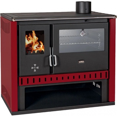 Prity GT red with stainless steel oven 15 kW