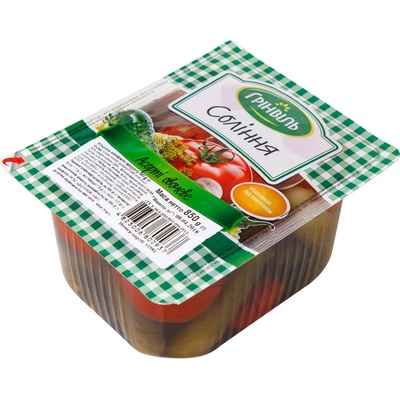Grinvil Rajčata a okurky nakládaná 500 g