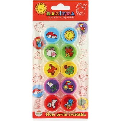 Teddies Razítka samotiskací Moje první zvířátka plast