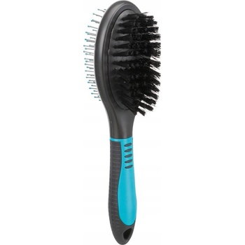 Trixie Obojstranná kefa pre krátkosrsté plemená 6 x 23 cm