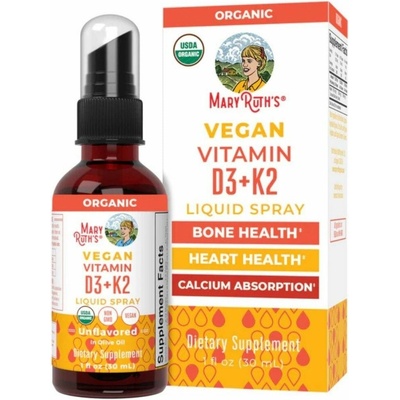 MaryRuth's Vitamin D3+K2 MK7 sprej 30 ml