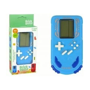 LEAN Toys Brick Game Console Blue