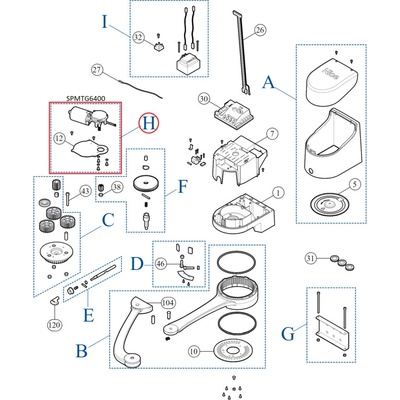 SPMTG06400 kit motora pre HOPP