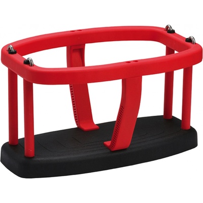 KBT masivní dětská houpačka Baby oblouk pro veřejná hřiště červená