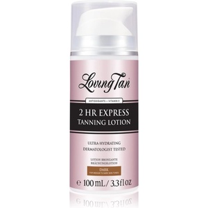 Loving Tan 2 HR Express хидратиращ бронзиращ лосион цвят Dark 100ml
