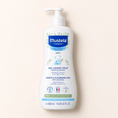 Mustela Bébé Gentle Cleansing Gel Hair and Body 500 ml – Zboží Dáma