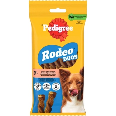 Pedigree Rodeo Duo hovězí a sýr 123 g