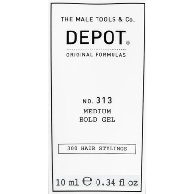 Depot 300 стайлинга за коса № 313 UV филтър гел за оформяне на коса дефиниция и контрол средна фиксация 10 ml