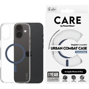 Panzer Калъф CARE - Flagship, iPhone 16 Plus, MagSafe, син (5715685004339)