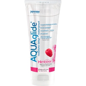 AQUAglide - лубрикант на водна основа - малина - 100ml - lovesexshop