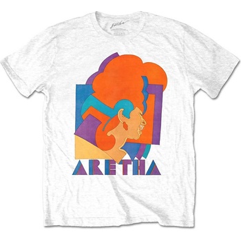 Aretha Franklin tričko Milton Graphic biele
