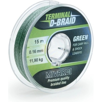 Mivardi Terminal D-Braid Green 15m 0,12mm