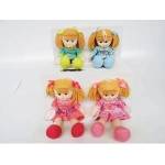 SUN-DAY Doll 5 designs 40cm with glossy 163059 Sunday mix price for 1 piece