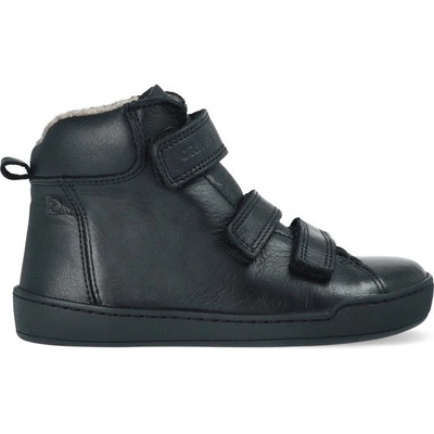 Crave Snowfield dětské zimní zateplené barefoot boty black – Zboží Dáma