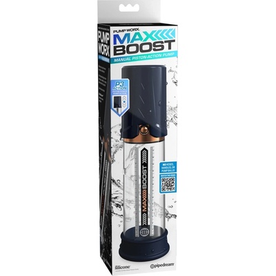 Pipedream Pump Worx Max Boost Black