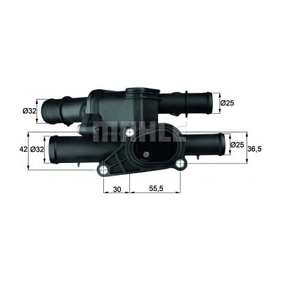 MAHLE Termostat ŠKODA OCTAVIA I (1U2 1U5) 1.6 75kW (105°)