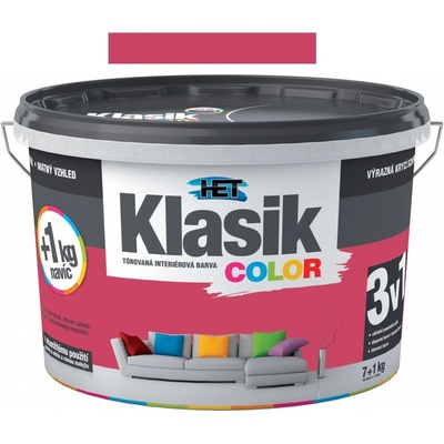 Het Klasik Color 0897 vínový 7 + 1 kg
