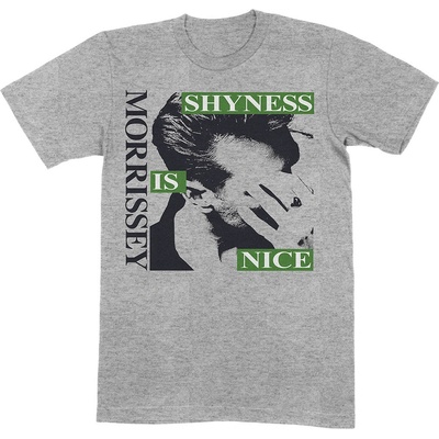 Morrissey tričko Shyness Is Nice šedé
