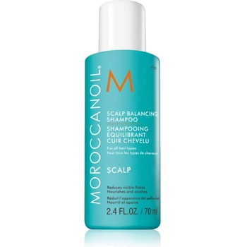 Moroccanoil Scalp Balancing Shampoo успокояващ шампоан за мазна коса против пърхот 70ml