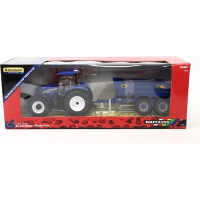 Britains Traktor New Holland T6 s prívesom